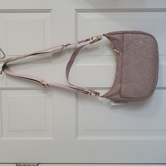 NWT Lululemon City Essentials Small Shoulder Bag Glittery Pink - Picture 3 of 5